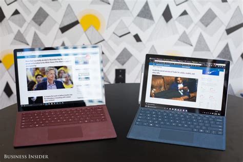 Microsoft Surface Pro Vs. Surface Laptop Comparison: FEATURES, SPECS, PHOTOS - Business Insider