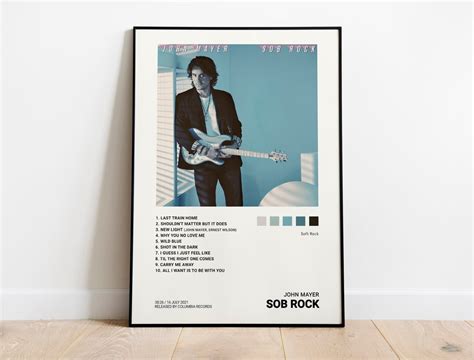 John Mayer - Sob Rock Album Cover Poster | Architeg Prints