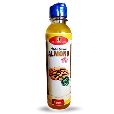 Sweet Almond Oil 250ml - Healthy Soul Enterprise