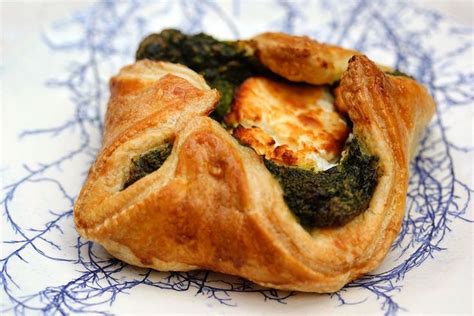 Spinach & goats cheese puff pastry