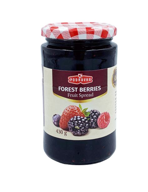 Podravka Forest Berries Jam 430g - Gourmet Mix