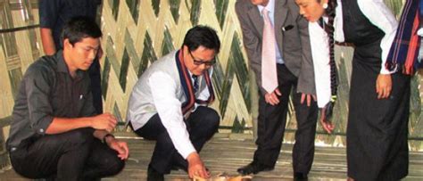 MoS Home Affairs, Kiren Rijiju lighting the lamp to inaugurate the ...