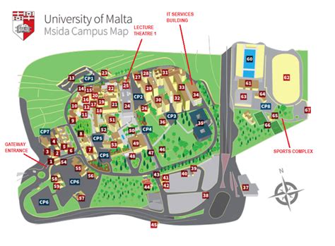 Campus Map - Energic Training School 2015 - University of Malta