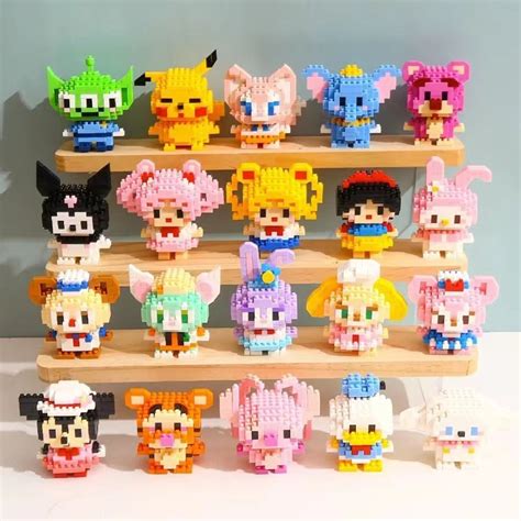 BRICKS Cute Mini Nano Blocks Cartoon Series Present Gift Decoration Deco Building Block Toys