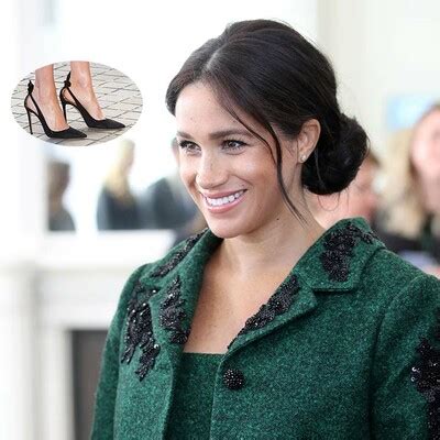 Meghan Markle rocks sexy stilettos with a Jackie O look