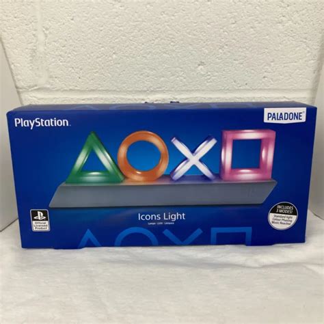 PLAYSTATION OFFICIAL ICONS Light Collectible 3-Light Modes Desk Lamp Paladone $20.99 - PicClick