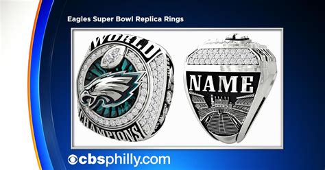 Jewelry Company Selling Eagles Super Bowl Replica Rings - CBS Philadelphia