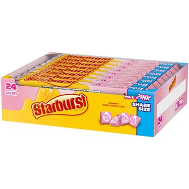 Starburst All Pink King Size 24ct Box | Candy Retailer