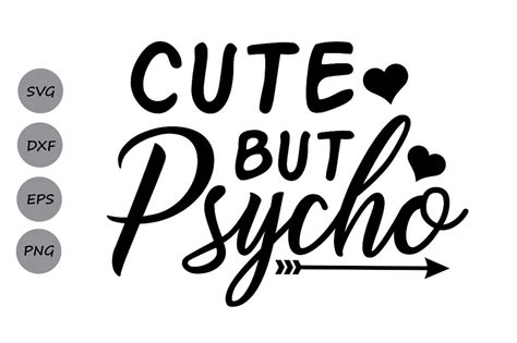 Cute But Psycho svg, Funny svg, girls svg, Baby svg, Baby girl svg. By ...