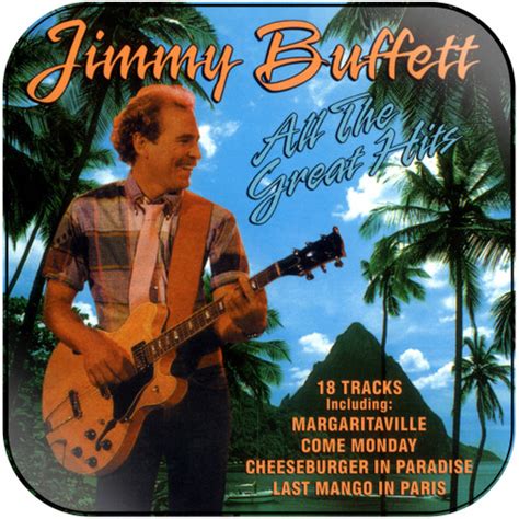 Jimmy Buffett Margaritaville Album Cover Sticker Album Cover Sticker