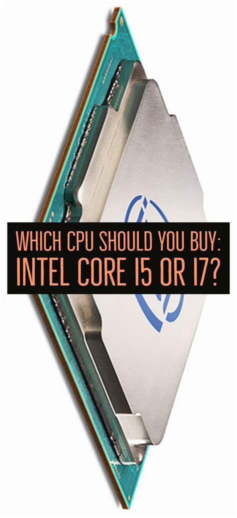 Which CPU Should You Buy? Intel Core i5 vs. i7 | Buy computer, Cheap computers, Computer deals