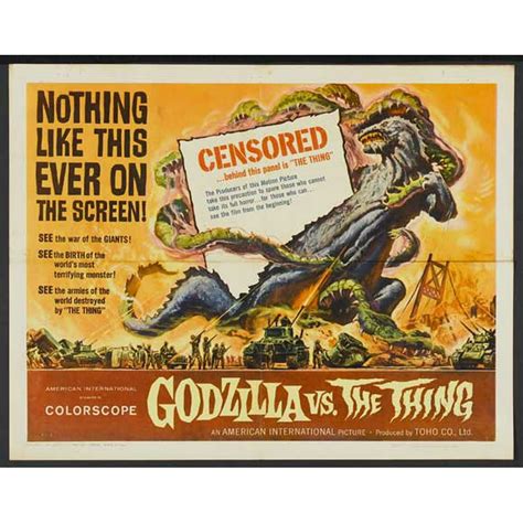 Godzilla vs. the Thing - movie POSTER (Style A) (30" x 40") (1964 ...