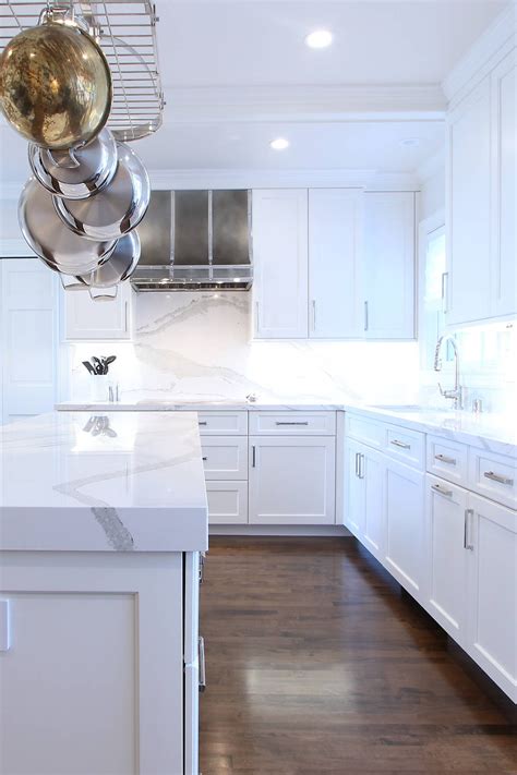 White Kitchen Countertops White Kitchen Cabinets