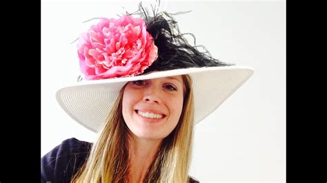 DIY How to Make a Kentucky Derby Hat - Step by Step Instructions - YouTube