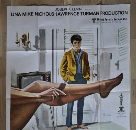 The Graduate Dustin Hoffman 1968 Original Poster 2 Sh Cm 140 X - Etsy