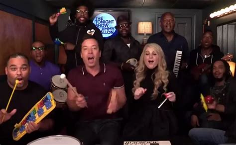 Jimmy Fallon, The Roots & Meghan Trainor – All About That Bass [VIDEO]