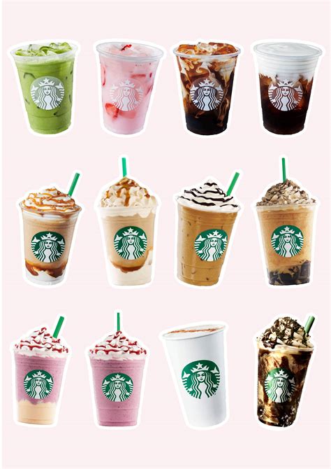 Starbucks Sticker Pack Cute Stickers Starbucks Logo Printable Stickers | Images and Photos finder