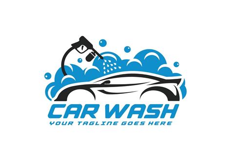 Car wash logo design vector illustration 11864183 Vector Art at Vecteezy