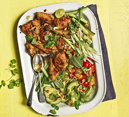 Chilli-lime chicken salad recipe | BBC Good Food