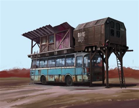 Abandoned Soviet Bus Concepts by Paweł Góral