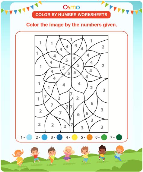 Preschool Color By Number Printables