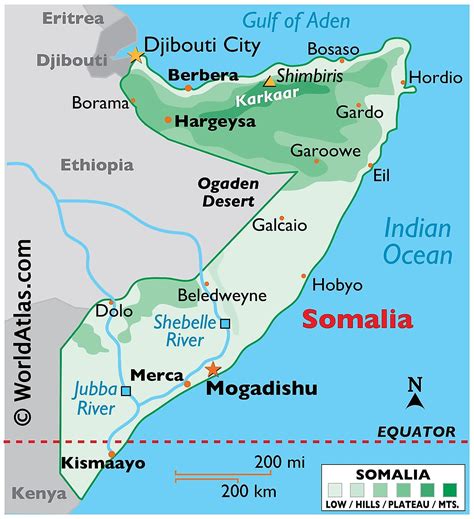 Somalia Map Regions