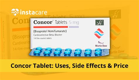 Concor Tablet – Uses Side Effects Dosages and Price in Pakistan