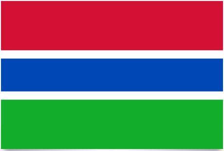 Gambia Flag and Meaning – Countryaah.com