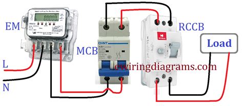 Rccb Circuit Breaker Diagram