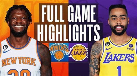 New York Knicks vs. Los Angeles Lakers Full Game Highlights | Mar 12 | 2022-2023 NBA Season ...