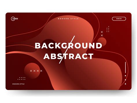 Red Abstract Background Dynamic textured, Design style liquid 3d with ...