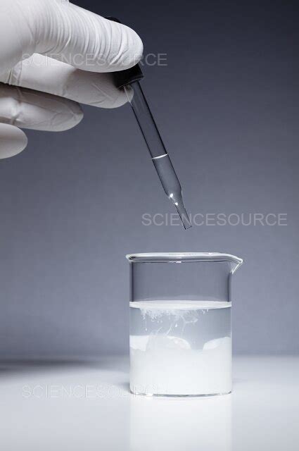 Photograph | Silver chloride precipitate | Science Source Images