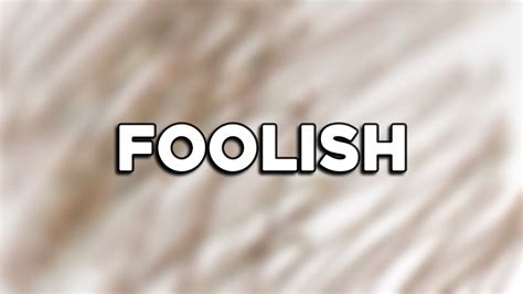 Ashanti - Foolish (Lyrics) - YouTube