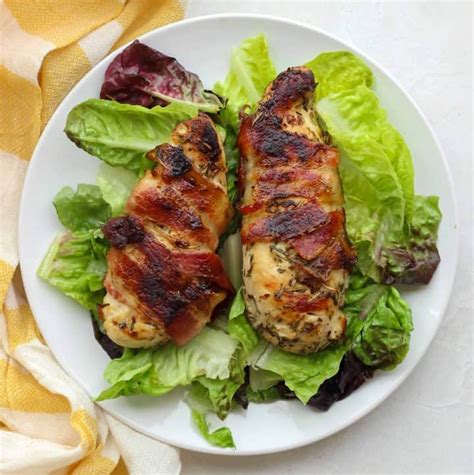 Bacon Wrapped Chicken - in the oven or on the stove [Dairy & Gluten free]