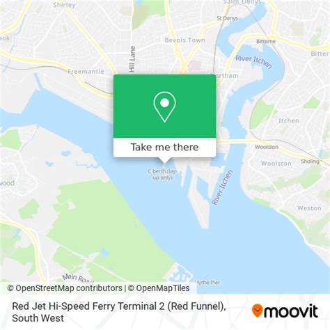 How to get to Red Jet Hi-Speed Ferry Terminal 2 (Red Funnel) in South West by bus, train or ferry?