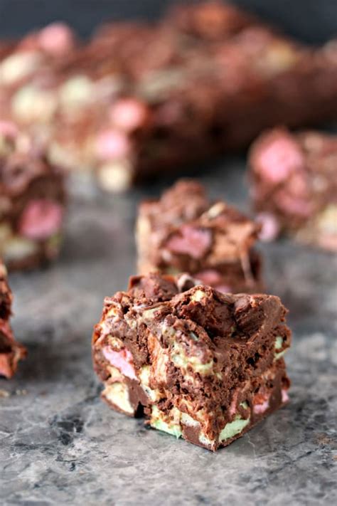 Chocolate Marshmallow Bars - Food Fanatic