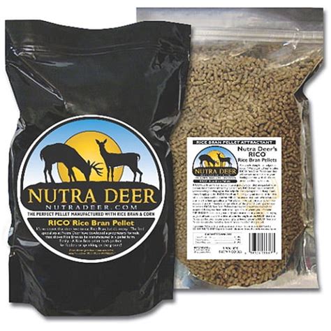 Nutra Deer Rico Rice Bran Pellets, 5 lbs - Walmart.com - Walmart.com