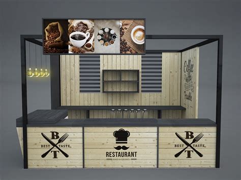 Food Festival Booth Design on Behance | Booth design, Coffee shop design, Festival booth