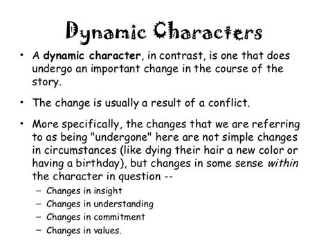 What Is The Definition Of Dynamic Character - DEFINITIONXA