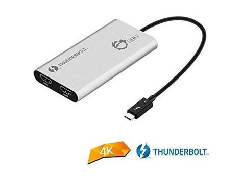 Siig Thunderbolt V3 To Dual Hdmi Adapter - Hdmi 2.0 - Walmart.com