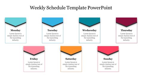 Editable Weekly Schedule Template PowerPoint PPT Slide | Powerpoint ...