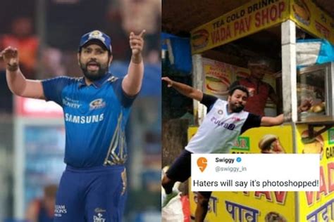 Rohit Sharma Fans Want to Boycott Swiggy After 'Vada Pav' Meme Creates ...