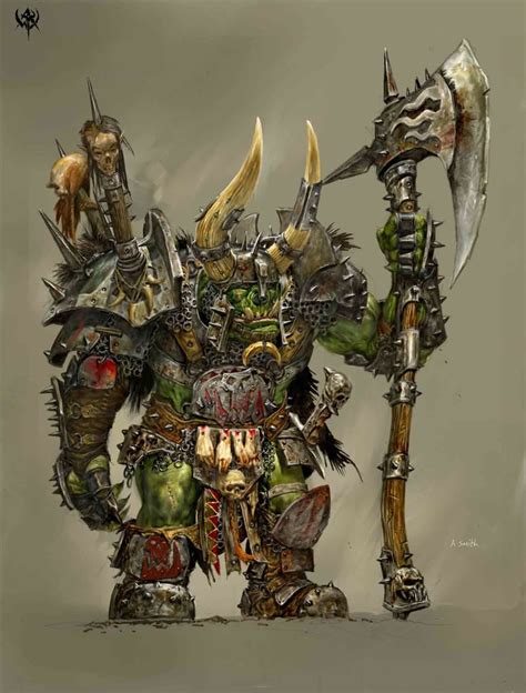 Big Ork | Warhammer fantasy, Warhammer fantasy roleplay, Warhammer