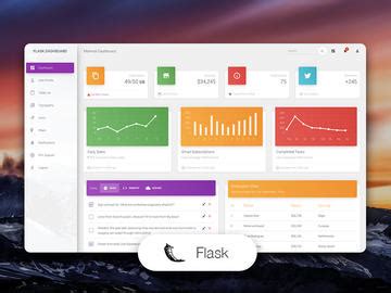 3+ Flask Admin and Dashboard Template @ Creative Tim