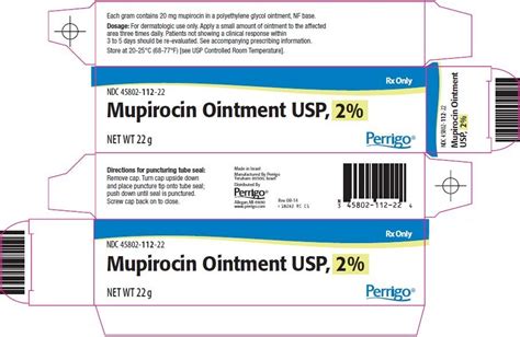 Mupirocin - FDA prescribing information, side effects and uses