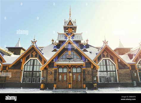 Russian style architecture in Volga Manor, Harbin Stock Photo - Alamy