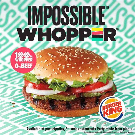 Man Sues Burger King Says Impossible Whopper Is Not Vegan