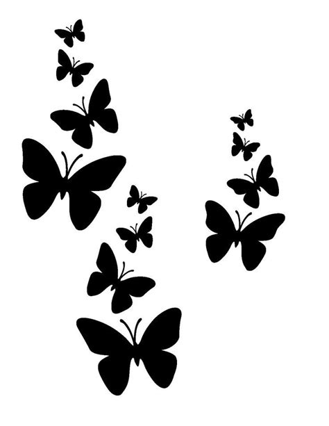 stencil for a butterfly - Google Search | Butterfly stencil, Stencils printables, Silhouette stencil