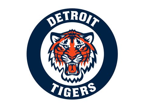 Detroit Tigers Circle Logo transparent PNG - StickPNG