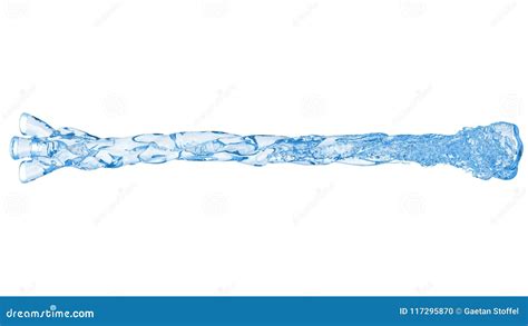 3D Animation of a Blue Water Flow Stock Illustration - Illustration of color, motion: 117295870